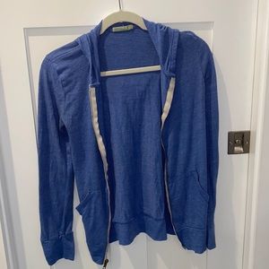 Alternative Apparel Men’s Size Small, Zip-up hoodie, soft tri-blend jersey